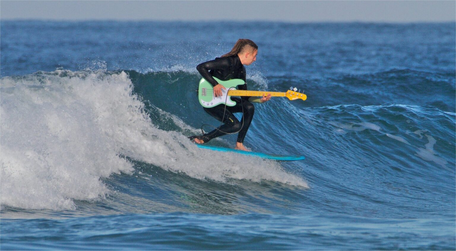 Dr Funk - The Surfing Bass Player.